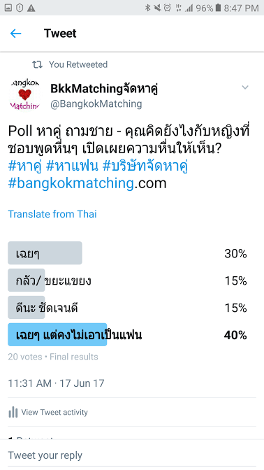 2361 Poll บริษัทจัดหาคู่ เว็บหาคู่ ให้บริการหาคู่คนไทย หาคู่ต่างชาติ หาแฟน น่าเชื่อถือ