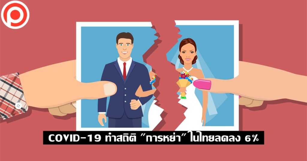 COVID-19 เล่นกล! ทำสถิติ “การหย่า” ในไทยลดลง 6% แต่แต่งงานก็ลดลง 17%
